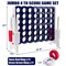 3.5 Feet Tall Jumbo 4 to Score Giant Game Set with 42 Jumbo Rings